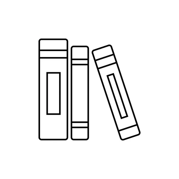 Boeken web pictogram — Stockvector