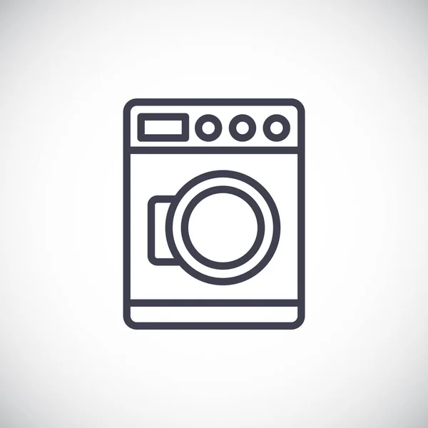 Tvättmaskin enkel ikon — Stock vektor