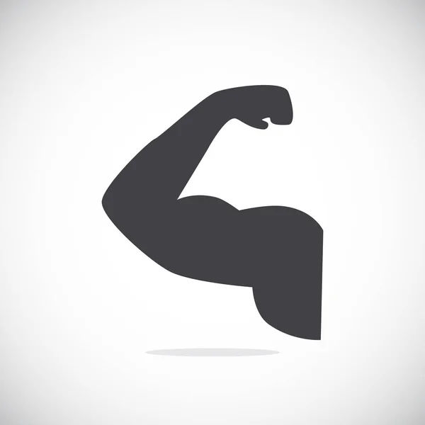 Biceps pictogram illustratie — Stockvector