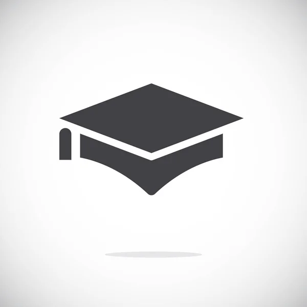 Casquillo de graduación icono simple — Archivo Imágenes Vectoriales