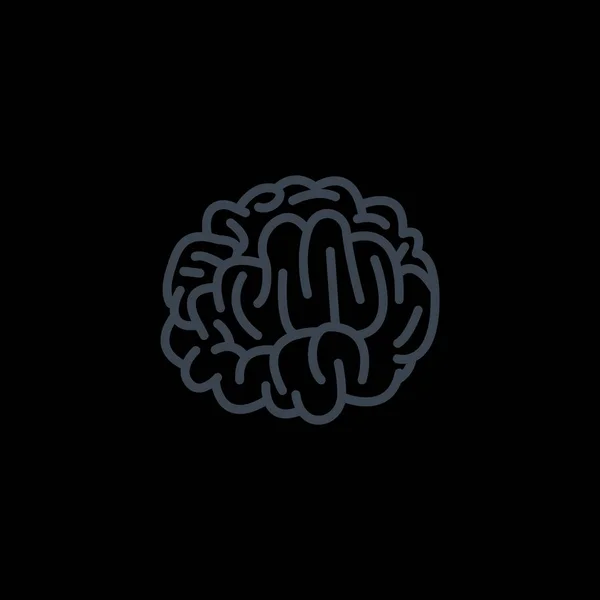 Icono de anatomía cerebral — Vector de stock