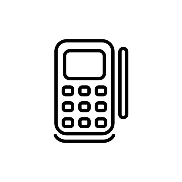 Mobiele telefon pictogram — Stockvector