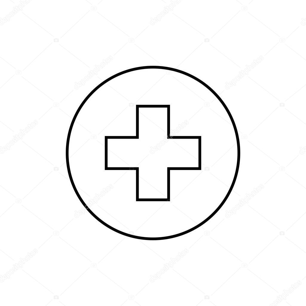 medical cross icon