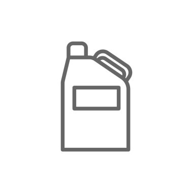 Basit bidon simgesi