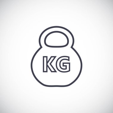 Ağırlık kg simgesi
