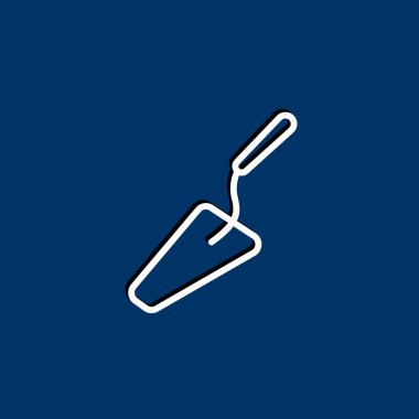 Duvarcı ustası düz simgesi