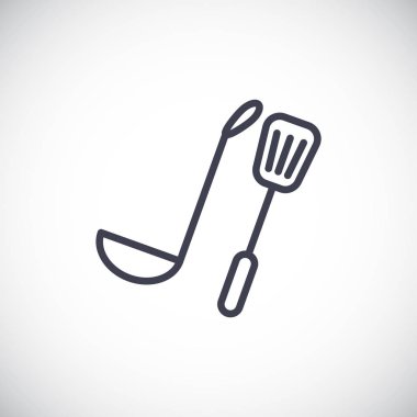 mutfak mutfak eşyaları basit simgesi