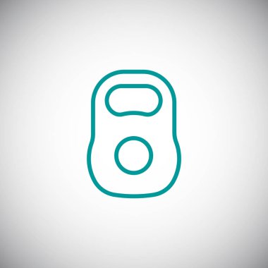 Dumbbell basit simgesi