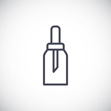 Damlalık simgesini ile plastik şişe