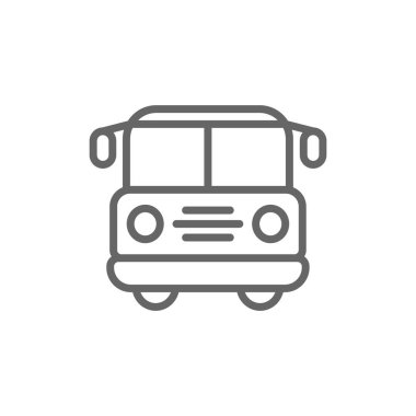 Otobüs Basit Simgesi