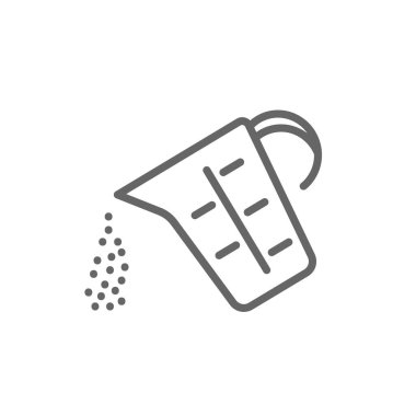 Ölçüm Kupası basit simgesi