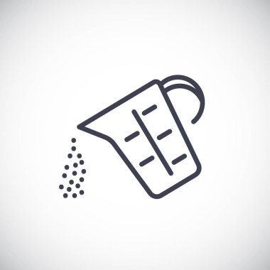 Ölçüm Kupası basit simgesi