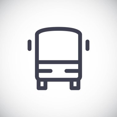 Otobüs Basit Simgesi