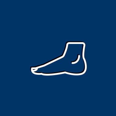 İnsan ayağı simgesi 