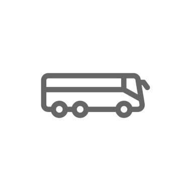 Otobüs Basit Simgesi