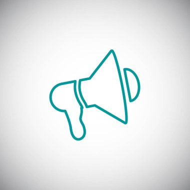 Megafon simge tasarlamak