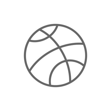 Basketbol basit simgesi