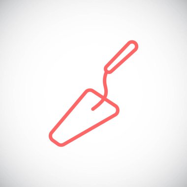 Duvarcı ustası düz simgesi