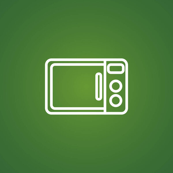 Microwave oven icon