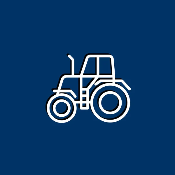 Tractor icono simple — Vector de stock