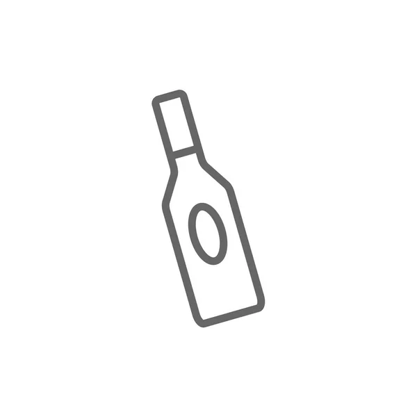 Ikon botol anggur - Stok Vektor