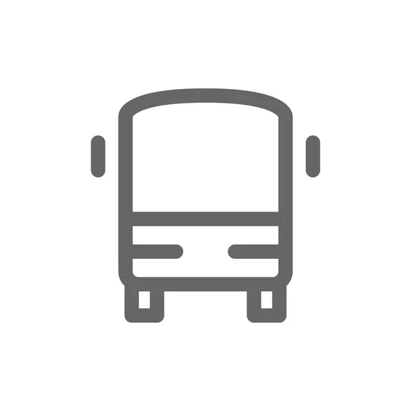 Bus eenvoudige pictogram — Stockvector