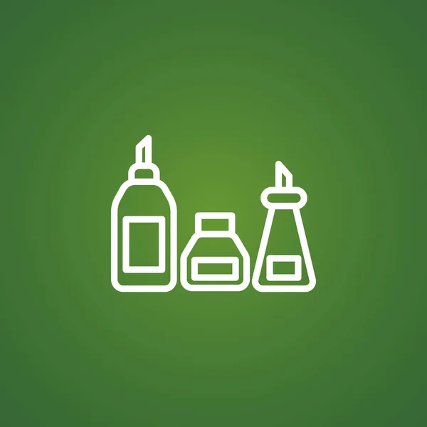 Пляшки соусу проста ікона — стоковий вектор
