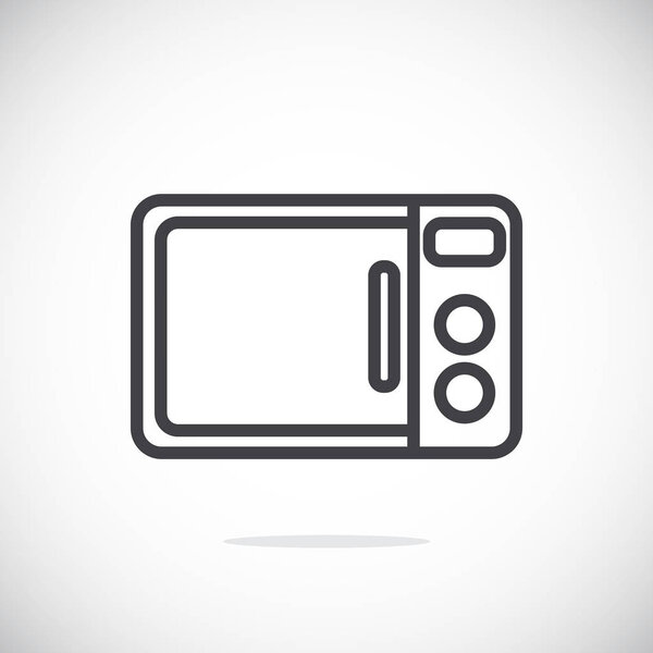 Microwave oven icon