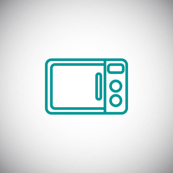 Microwave oven icon