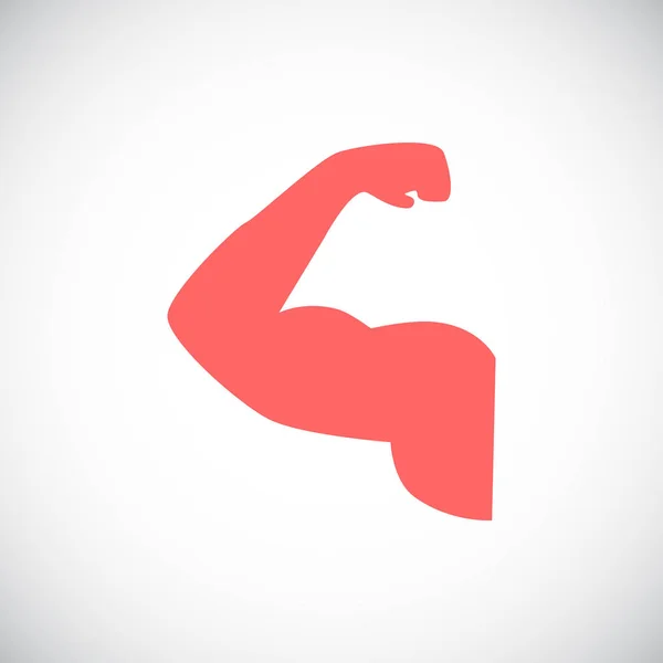 Biceps pictogram illustratie — Stockvector