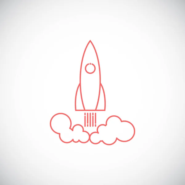 간단한 로켓 아이콘 — 스톡 벡터