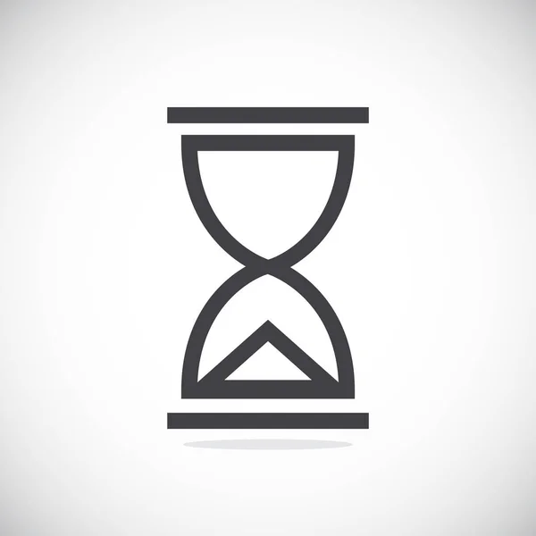Пісочний годинник простий значок — стоковий вектор