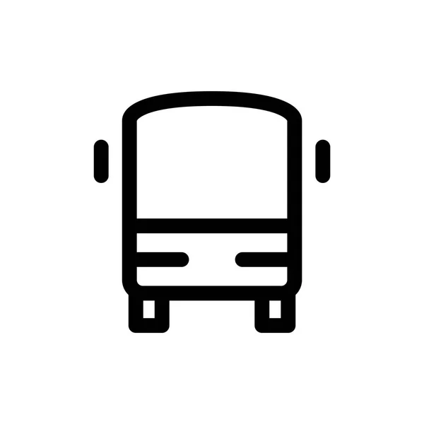 Busz Egyszerű ikon — Stock Vector