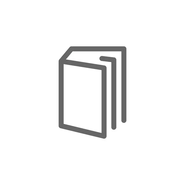 Boek Flat Icon — Stockvector