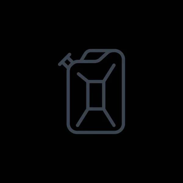 Jerrycan simple icon — Stock Vector