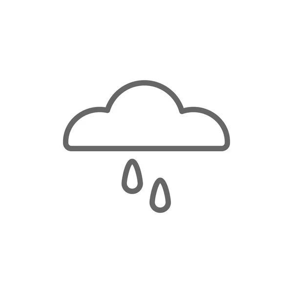 雨の天候アイコン — ストックベクタ