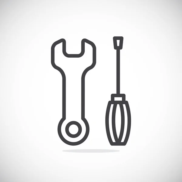 Toolkit lapos ikon — Stock Vector