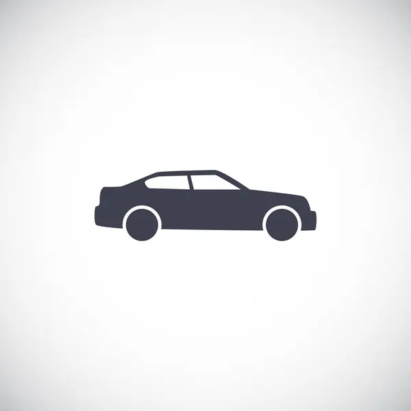 Icono de coche simple — Vector de stock