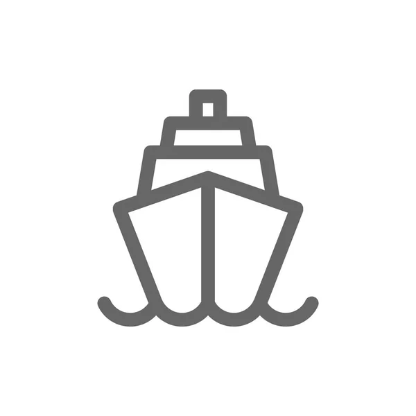 Simple ship icon — Stock Vector