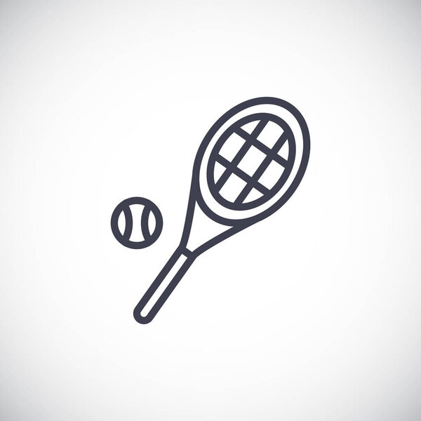 tennis simple icon