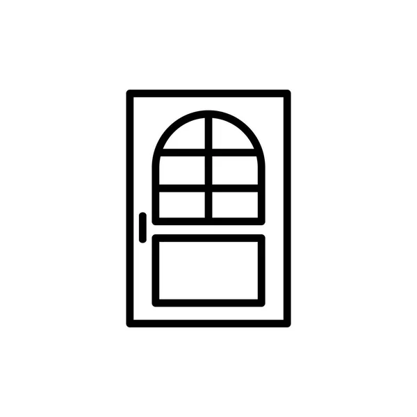 Einfaches Türsymbol — Stockvektor