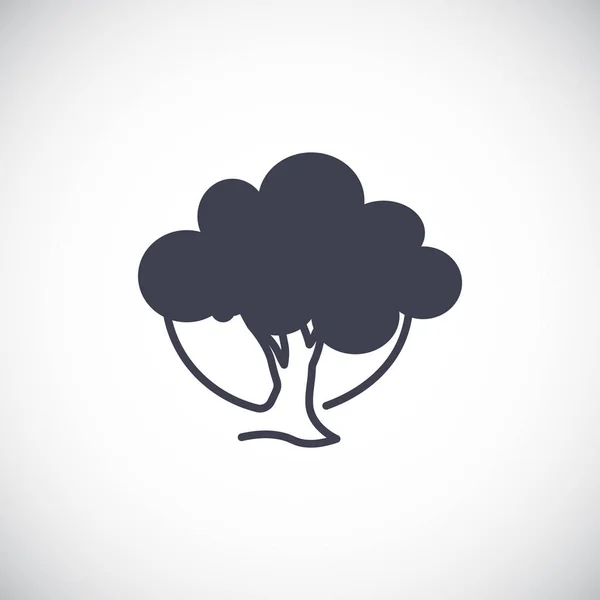 Simple tree icon — Stock Vector