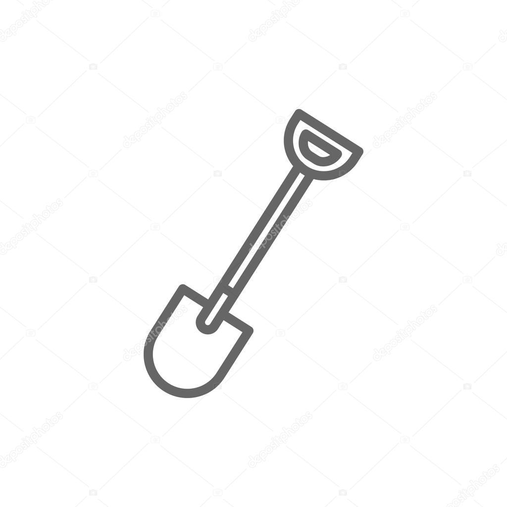 shovel tool icon