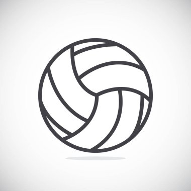 Voleybol basit simgesi