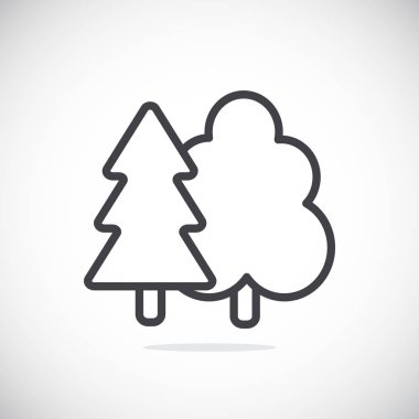 basit ağaç simgesiyle