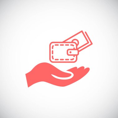 Yatırım Düz Simgesi