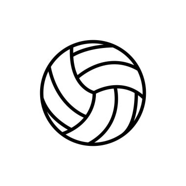 Voleybol basit simgesi