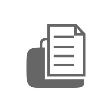 lazer püskürtmeli düz simgesi