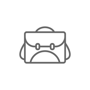 Basit sırt çantası simgesini