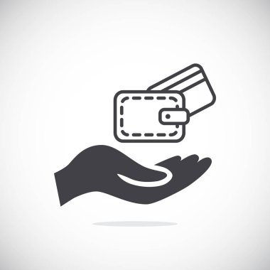 Yatırım Düz Simgesi